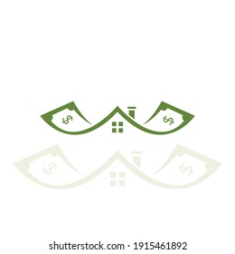 Dollar House Modern Logo Template