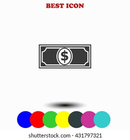 Dollar icon. 