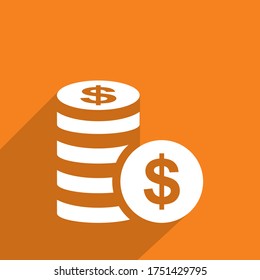 Icono del dólar , Icono de la moneda