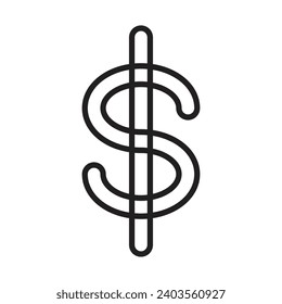 Dollar icon design for personal commercial use