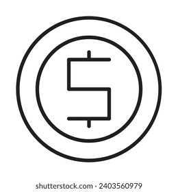 Dollar icon design for personal commercial use