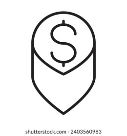 Dollar icon design for personal commercial use