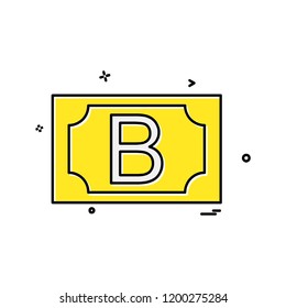 Dollar icon design vector