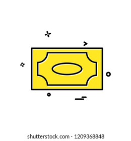 Dollar icon design vector