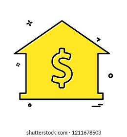 Dollar icon design vector