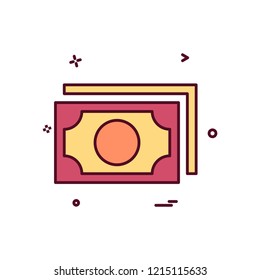 Dollar icon design vector