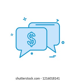 Dollar icon design vector