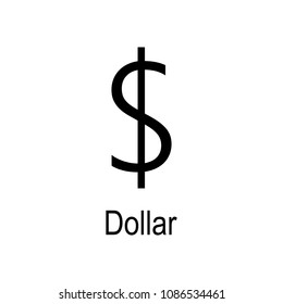 dollar icon. Element of currency for mobile concept and web apps. Detailed dollar icon can be used for web and mobile. Premium icon on white background