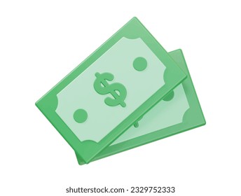 Dollar icon illustration render transparent vector