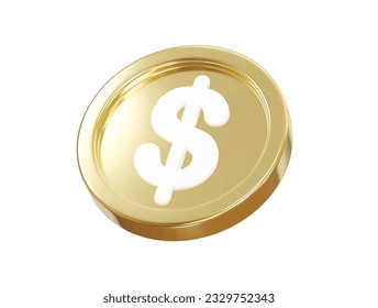 Ilustración de icono de dólar que representa un vector transparente
