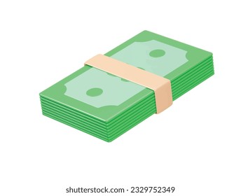 Ilustración de icono de dólar que representa un vector transparente