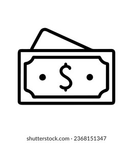 vector de ilustración de icono de dólar aislado