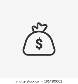 Dollar icon isolated on background. Cash symbol modern, simple, vector, icon for website design, mobile app, ui. Vector Illustration