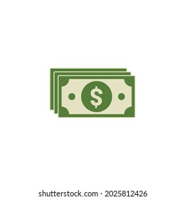 Dollar icon isolated on white background. Cash symbol modern, simple, vector, icon for website design, mobile app, ui. Vector Illustration
