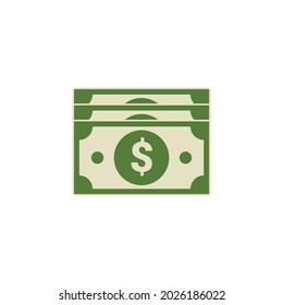 Dollar-Symbol einzeln auf weißem Hintergrund. Cash Symbol modern, einfach, Vektorgrafik, Symbol für Website-Design, mobile App, ui. Vektorgrafik
