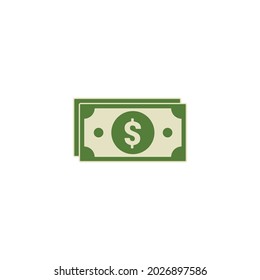 Dollar icon isolated on white background. Cash symbol modern, simple, vector, icon for website design, mobile app, ui. Vector Illustration