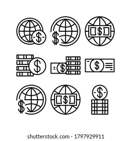 Dollar icon or logo isolated sign symbol vector illustration - Collection of high quality black style vector icons
