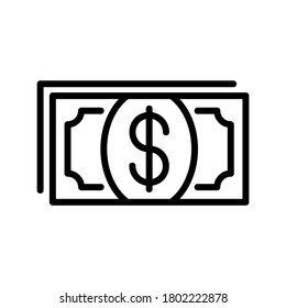 Dollar icon or logo isolated sign symbol vector illustration - high quality black style vector icons
