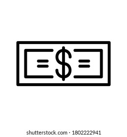 Dollar icon or logo isolated sign symbol vector illustration - high quality black style vector icons
