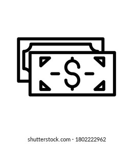 Dollar icon or logo isolated sign symbol vector illustration - high quality black style vector icons
