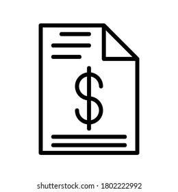 Dollar icon or logo isolated sign symbol vector illustration - high quality black style vector icons
