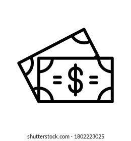 Dollar icon or logo isolated sign symbol vector illustration - high quality black style vector icons
