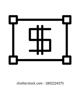 dollar icon or logo isolated sign symbol vector illustration - high quality black style vector icons
