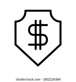 icono de dólar o logotipo símbolo de signo aislado ilustración vectorial de alta calidad iconos vectoriales de estilo negro
