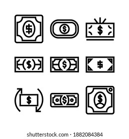 icono de dólar o logotipo símbolo de signo aislado ilustración vectorial - Colección de iconos vectoriales de estilo negro de alta calidad
