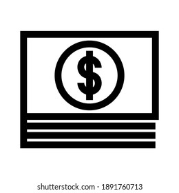 icono de dólar o logotipo símbolo de signo aislado ilustración vectorial de alta calidad iconos vectoriales de estilo negro
