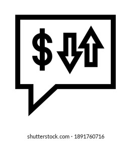 Dollar-Symbol oder Logo einzeln auf Zeichen, Vektorgrafik - hochwertige Vektorsymbole in schwarzem Stil
