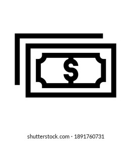 icono de dólar o logotipo símbolo de signo aislado ilustración vectorial de alta calidad iconos vectoriales de estilo negro
