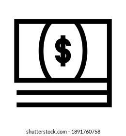 icono de dólar o logotipo símbolo de signo aislado ilustración vectorial de alta calidad iconos vectoriales de estilo negro
