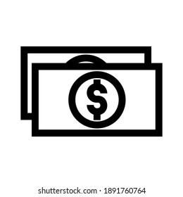 dollar icon or logo isolated sign symbol vector illustration - high quality black style vector icons
