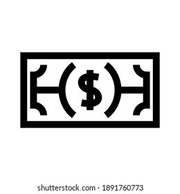 dollar icon or logo isolated sign symbol vector illustration - high quality black style vector icons
