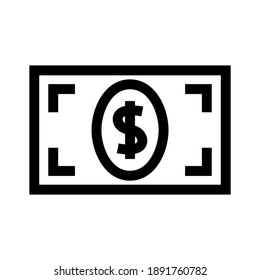 icono de dólar o logotipo símbolo de signo aislado ilustración vectorial de alta calidad iconos vectoriales de estilo negro
