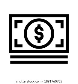 dollar icon or logo isolated sign symbol vector illustration - high quality black style vector icons
