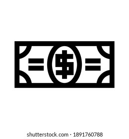 icono de dólar o logotipo símbolo de signo aislado ilustración vectorial de alta calidad iconos vectoriales de estilo negro
