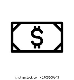 dollar icon or logo isolated sign symbol vector illustration - high quality black style vector icons
