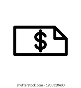 dollar icon or logo isolated sign symbol vector illustration - high quality black style vector icons
