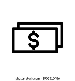 dollar icon or logo isolated sign symbol vector illustration - high quality black style vector icons
