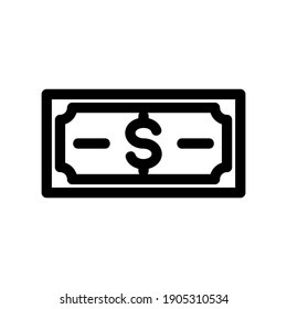 dollar icon or logo isolated sign symbol vector illustration - high quality black style vector icons
