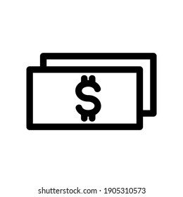 dollar icon or logo isolated sign symbol vector illustration - high quality black style vector icons
