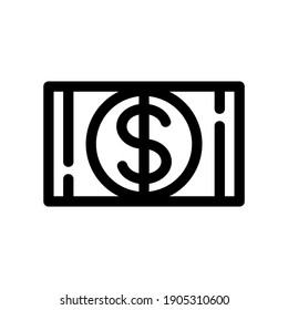dollar icon or logo isolated sign symbol vector illustration - high quality black style vector icons
