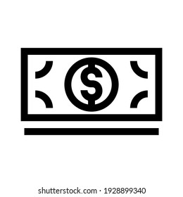dollar icon or logo isolated sign symbol vector illustration - high quality black style vector icons
