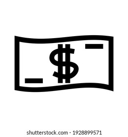 dollar icon or logo isolated sign symbol vector illustration - high quality black style vector icons
