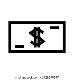 dollar icon or logo isolated sign symbol vector illustration - high quality black style vector icons
