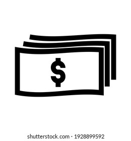 dollar icon or logo isolated sign symbol vector illustration - high quality black style vector icons
