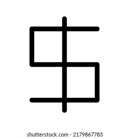 dollar icon or logo isolated sign symbol vector illustration - high quality black style vector icons
