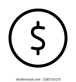 dollar icon or logo isolated sign symbol vector illustration - high quality black style vector icons

